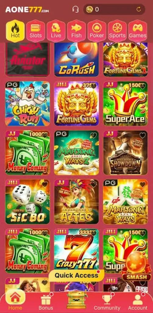 aone777 game
